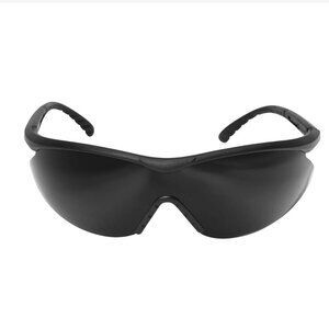 Black Safety Glasses Protective Eyewear Goggles Shield Impact Resistant